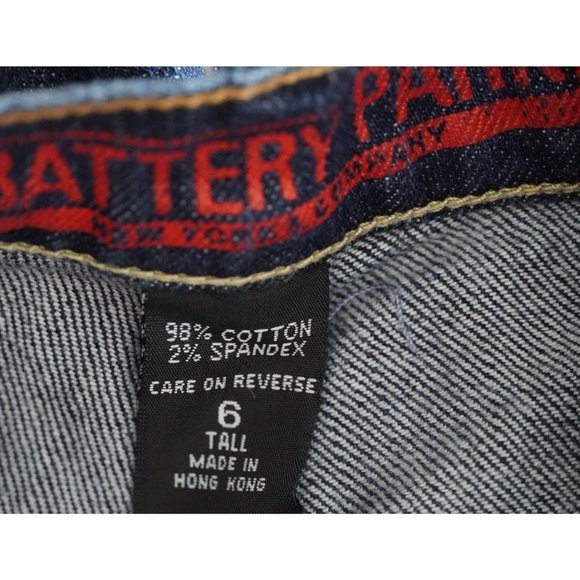 Battery Park Jeans New York & Co Women's Size 6 Tall Stretch Dark Wash Denim - Picture 5 of 11